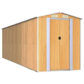 szopa-ogrodowa-jasnobrazowa-192x689x223-cm-stal-galwanizowana