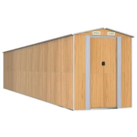 szopa-ogrodowa-jasnobrazowa-192x938x223-cm-stal-galwanizowana