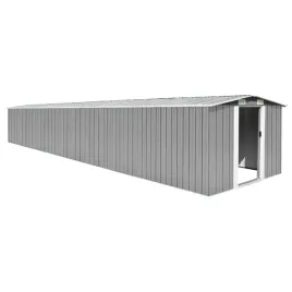 szopa-ogrodowa-szara-257x779x181-cm-stal-galwanizowana