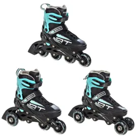 rolki-wrotki-regulowane-3w1-raven-profession-black-mint-38-42