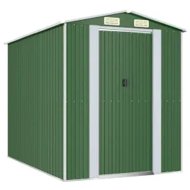 szopa-ogrodowa-zielona-192x274x223-cm-stal-galwanizowana
