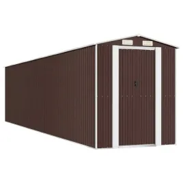 szopa-ogrodowa-ciemny-braz-192x855x223-cm-stal-galwanizowana
