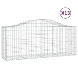kosze-gabionowe-13-szt-200x50x80-100-cm-galwanizowane-zelazo