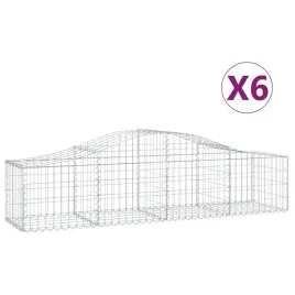 kosze-gabionowe-6-szt-200x50x40-60-cm-galwanizowane-zelazo