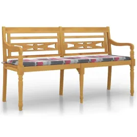lawka-batavia-z-poduszka-w-czerwona-krate-150-cm-lity-tek