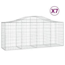 kosze-gabionowe-7-szt-200x50x80-100-cm-galwanizowane-zelazo