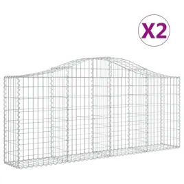 kosze-gabionowe-2-szt-200x30x80-100-cm-galwanizowane-zelazo