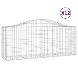 kosze-gabionowe-12-szt-200x50x80-100-cm-galwanizowane-zelazo