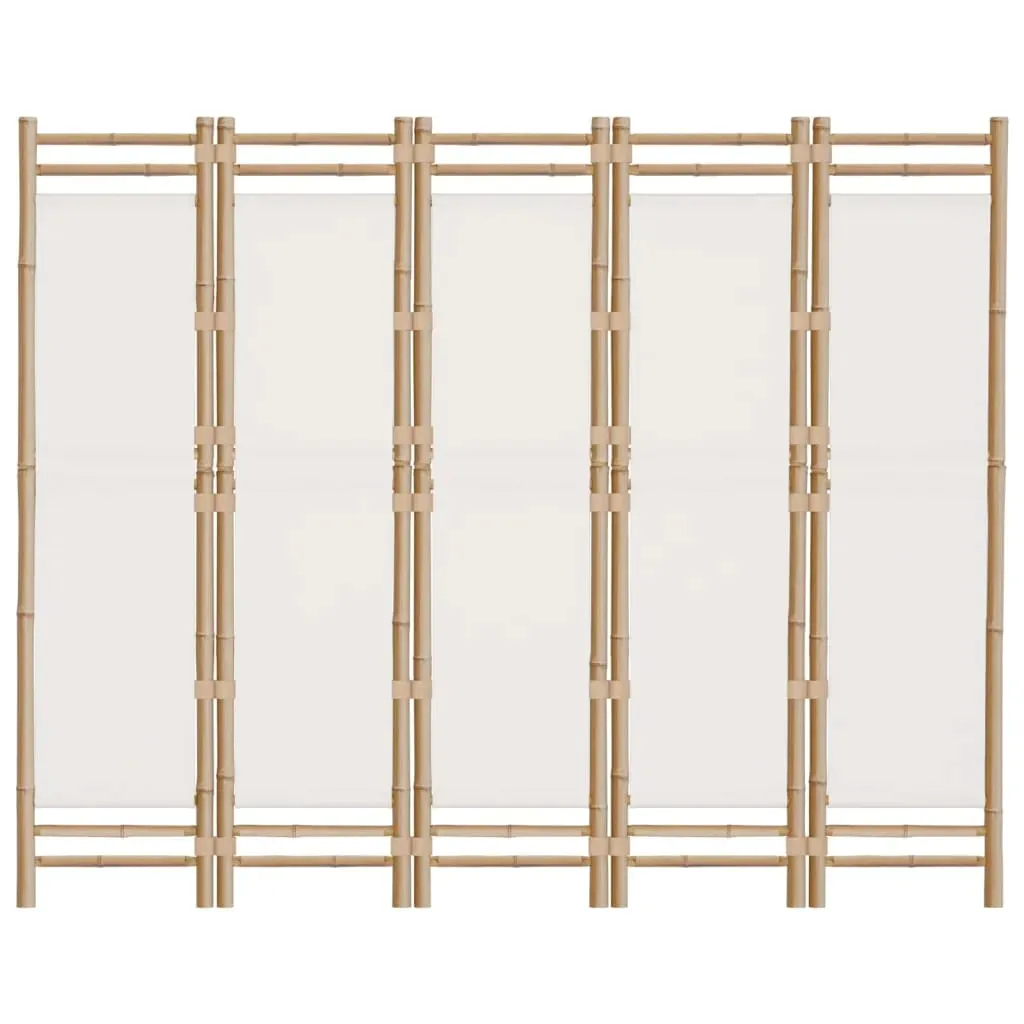 skladany-parawan-5-panelowy-200-cm-bambus-i-plotno