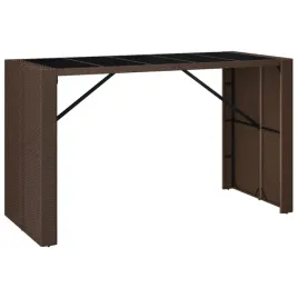 stolik-barowy-ze-szklanym-blatem-brazowy-185x80x110-cm