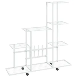 stojak-na-kwiaty-na-kolkach-945x25x925-cm-bialy-metalowy