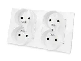 2x-kontakt-gniazdo-elektryczne-podwojne-szklane-fi60-z-uziemieniem-biale