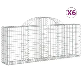 kosze-gabionowe-6-szt-200x30x80-100-cm-galwanizowane-zelazo