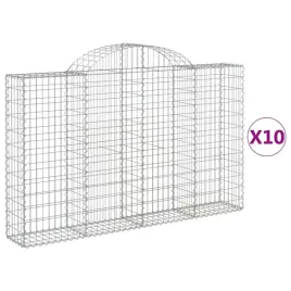 kosze-gabionowe-10-szt-200x30x120-140cm-galwanizowane-zelazo