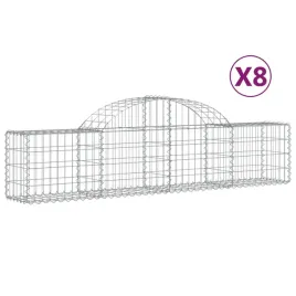 kosze-gabionowe-8-szt-200x30x40-60-cm-galwanizowane-zelazo