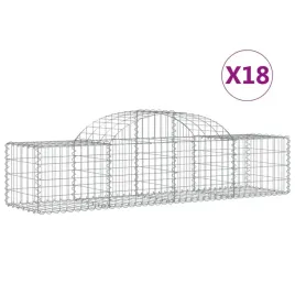 kosze-gabionowe-18-szt-200x50x40-60-cm-galwanizowane-zelazo