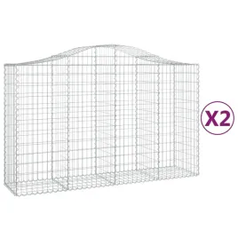 kosze-gabionowe-2-szt-200x50x120-140-cm-galwanizowane-zelazo
