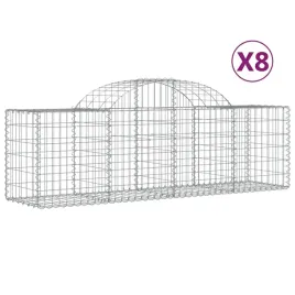 kosze-gabionowe-8-szt-200x50x60-80-cm-galwanizowane-zelazo