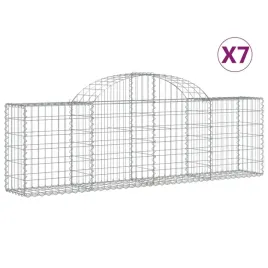 kosze-gabionowe-7-szt-200x30x60-80-cm-galwanizowane-zelazo