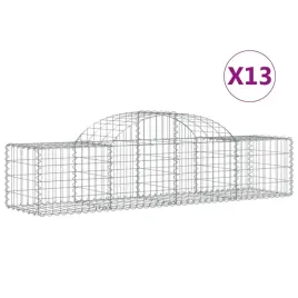 kosze-gabionowe-13-szt-200x50x40-60-cm-galwanizowane-zelazo