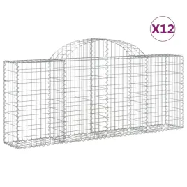 kosze-gabionowe-12-szt-200x30x80-100-cm-galwanizowane-zelazo