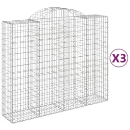 kosze-gabionowe-3-szt-200x50x160-180-cm-galwanizowane-zelazo
