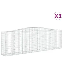 kosze-gabionowe-3-szt-400x50x120-140-cm-galwanizowane-zelazo