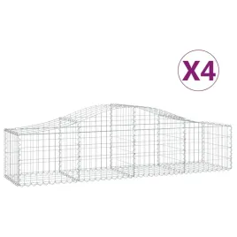 kosze-gabionowe-4-szt-200x50x40-60-cm-galwanizowane-zelazo