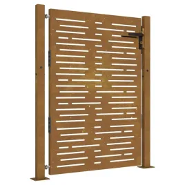 furtka-ogrodowa-105x155-cm-stal-kortenowska-motyw-prostokaty