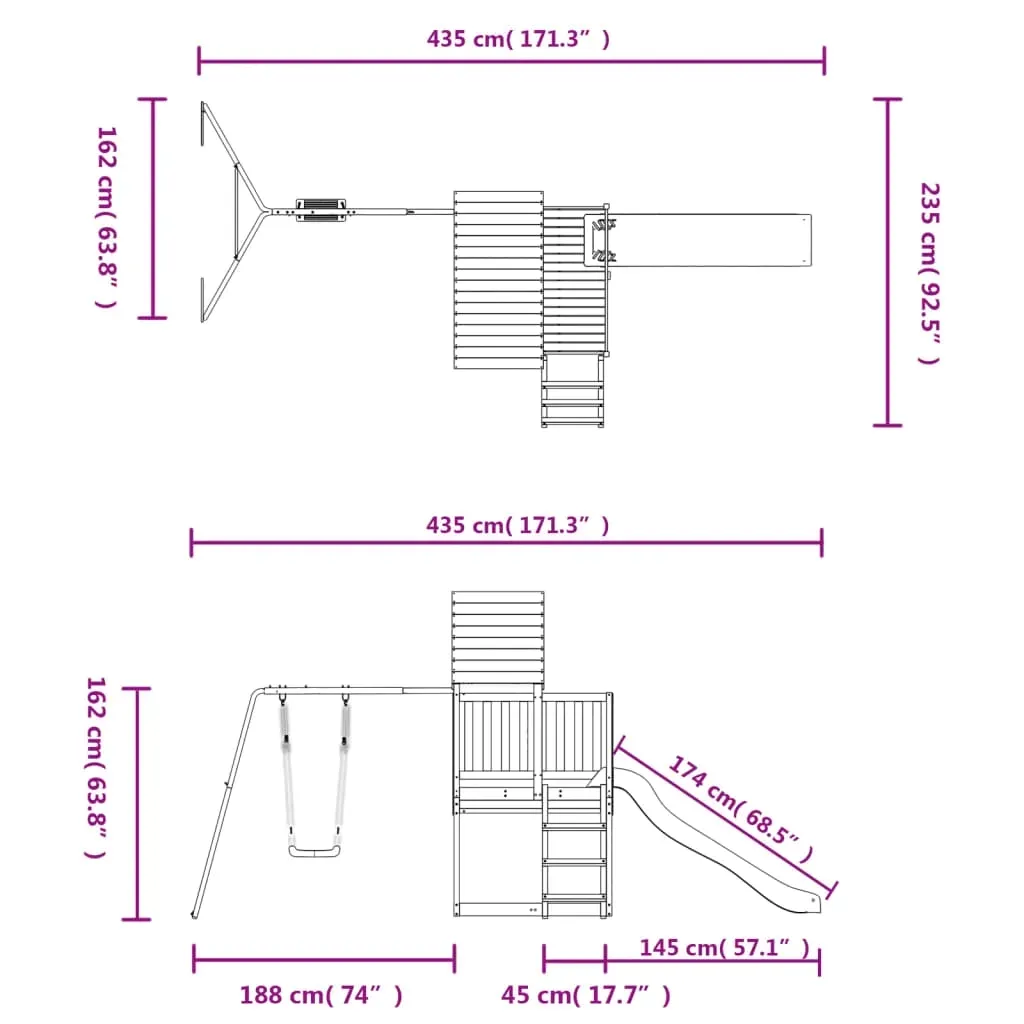 plac-zabaw-do-ogrodu-lite-drewno-sosnowe-stan-nowy