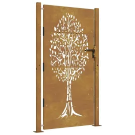 furtka-ogrodowa-105x180-cm-stal-kortenowska-motyw-drzewa