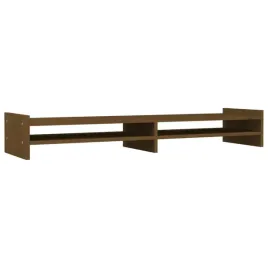 podstawka-na-monitor-miodowy-braz-100x27x15-cm-lita-sosna