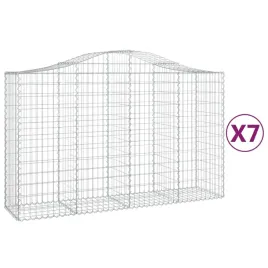 kosze-gabionowe-7-szt-200x50x120-140-cm-galwanizowane-zelazo