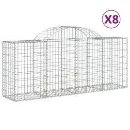 kosze-gabionowe-8-szt-200x50x80-100-cm-galwanizowane-zelazo