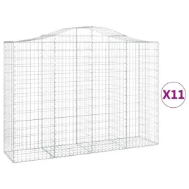 kosze-gabionowe-11-szt-200x50x140-160cm-galwanizowane-zelazo