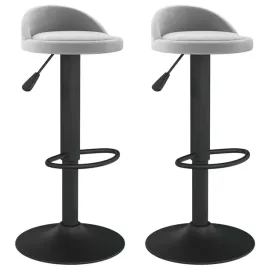 stolki-barowe-2-szt-jasnoszare-obite-aksamitem