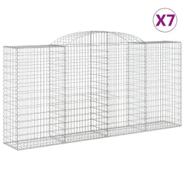 kosze-gabionowe-7-szt-300x50x140-160-cm-galwanizowane-zelazo