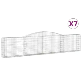 kosze-gabionowe-7-szt-400x30x80-100-cm-galwanizowane-zelazo