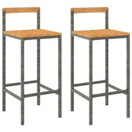 stolki-barowe-2-szt-szary-polirattan-i-lite-drewno-akacjowe