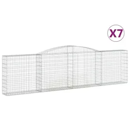 kosze-gabionowe-7-szt-400x30x100-120-cm-galwanizowane-zelazo