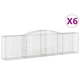 kosze-gabionowe-6-szt-400x50x100-120-cm-galwanizowane-zelazo