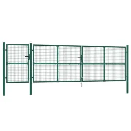 brama-z-siatki-zielona-500x175-cm-galwanizowana-stal