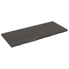 polka-ciemnobrazowa-120x50x-2-4-cm-wykonczone-drewno-debowe
