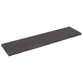 polka-ciemnobrazowa-200x50x-2-6-cm-wykonczone-drewno-debowe