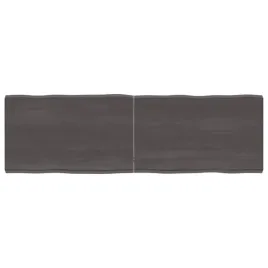 blat-ciemnobrazowy-160x50x-2-6-cm-drewno-z-naturalna-krawedzia