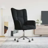 fotel-czarny-obity-aksamitem-stan-nowy