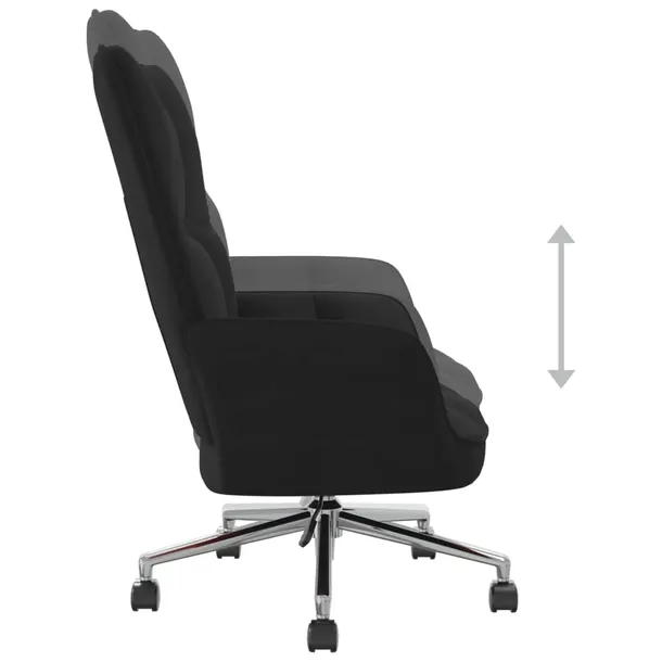 fotel-czarny-obity-aksamitem-stan-nowy