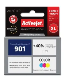 activejet-ah-901cr-tusz-zamiennik-hp-901-cc656ae-premium-21-ml-kolor