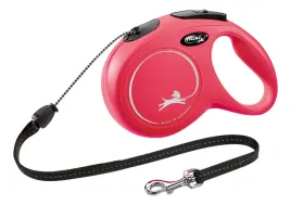 smycz-dla-psa-flexi-new-classic-linka-czerwona-roz-m-8-m-20kg