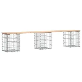 lawka-ogrodowa-z-gabionem-203x31x42-cm-drewno-sosnowe